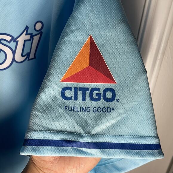 MiLB Corpus Christi Hooks Men's SGA Stadium Giveaway Jersey Baby Blue, Blue XL - Picture 7 of 16